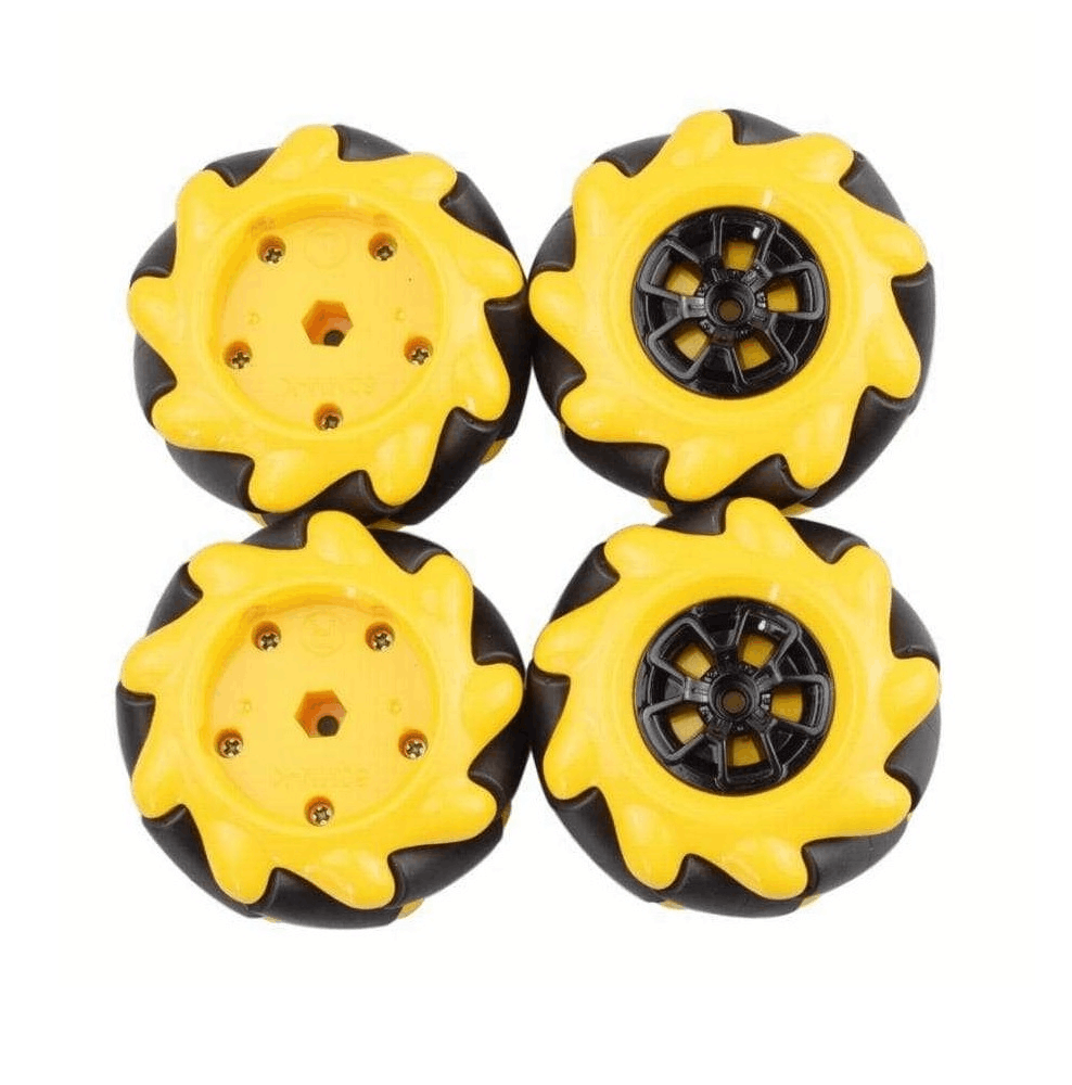 60mm Mecanum Wheel Omnidirectional For TT Motor (4 WHEEL)